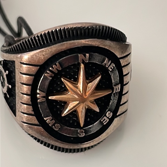 BLACK LABEL HERITAGE UNISEX STERLING SILVER RING - Picture 10 of 15